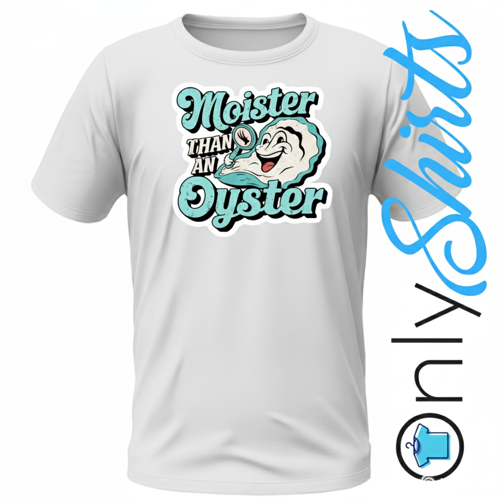 OnlyShirts Funny Range Moister Oyster